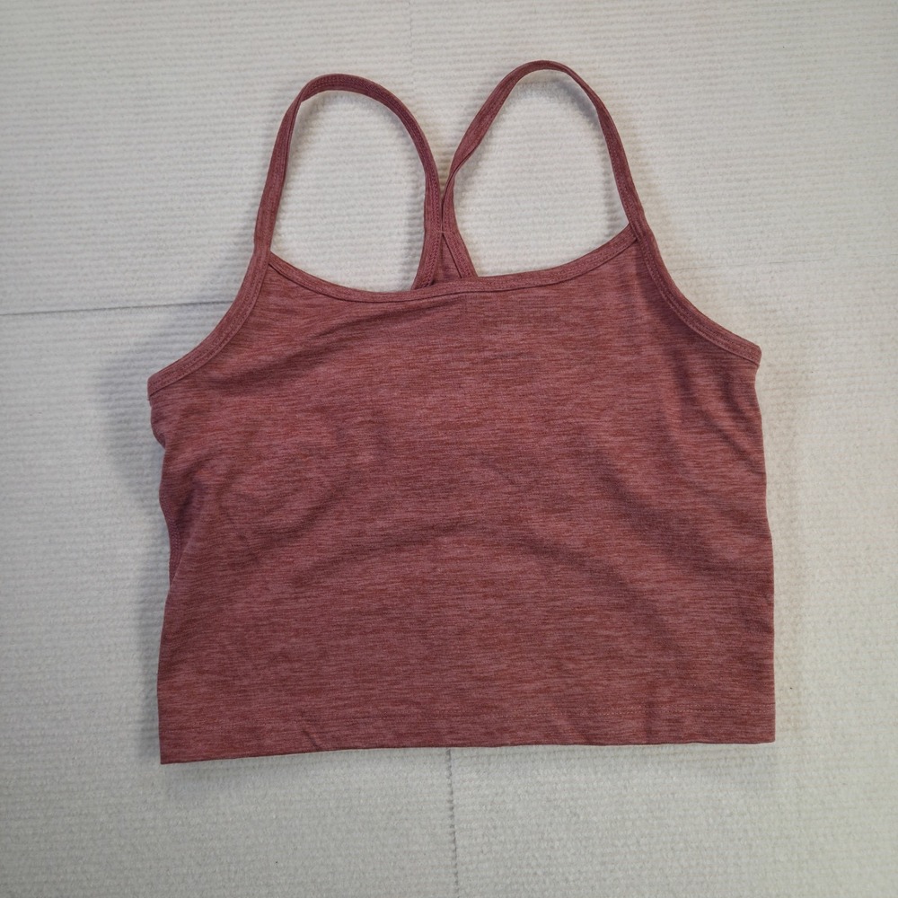 We Wander Strappy Sports Bra Coral- Sz L (12-14) Quick Dry Moisture Wicking